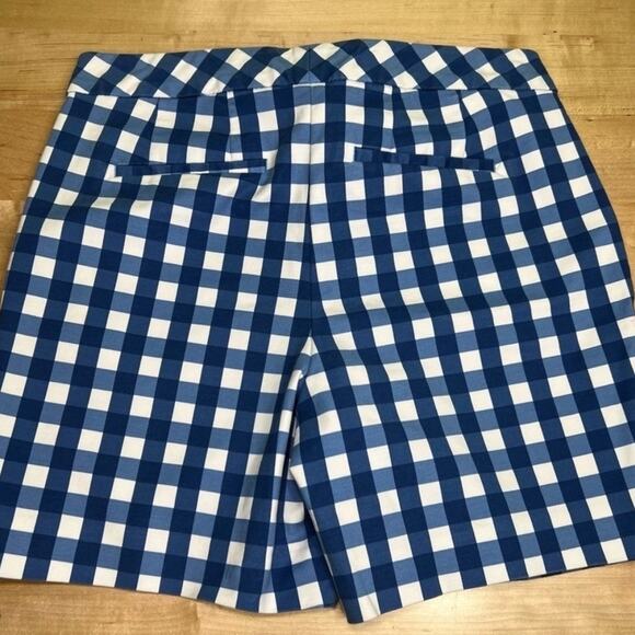 Boden Richmond Checkered High Rise cotton Shorts size 6 - Picture 5 of 6